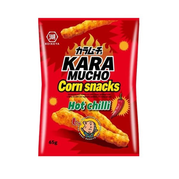 Karamucho Corn Snacks Hot Chili 65gr