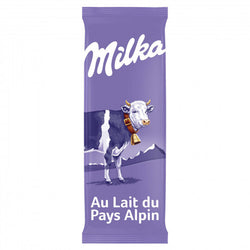 Tablette chocolat Milka Chocolat au lait 100g