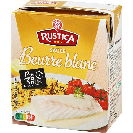 Sauce au beurre blanc Rustica Prête à l'emploi - 30cl
