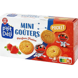 Mini goûters P'tit Déli Fraise 168g