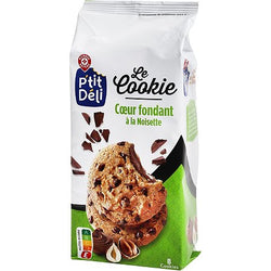 Biscuits Cookies P'tit Déli Coeur fondant noisette - 200g