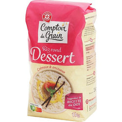 Riz rond Comptoir du Grain Dessert - 1kg