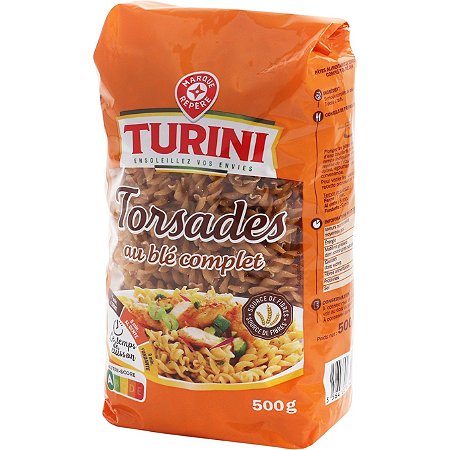 Pâtes torsettes Turini Blé complet - 500g