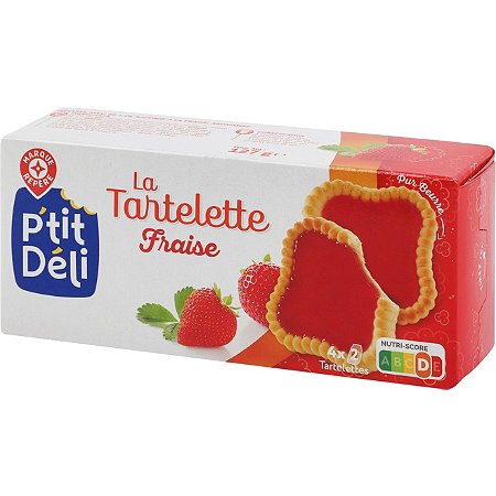 Tartelette P'tit Déli Fraise - 127g ///