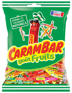 Bonbons CARAMBAR Fruits Assortiment - 320g