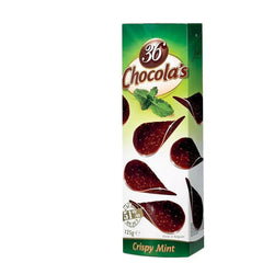 Chocola's crispy mint 125gr