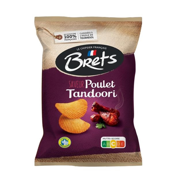 Brets Chips poulet tandoori 125g