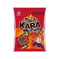 (03/24)Karamucho Patato Chips Hot Chili Ridge Cut 60 gr