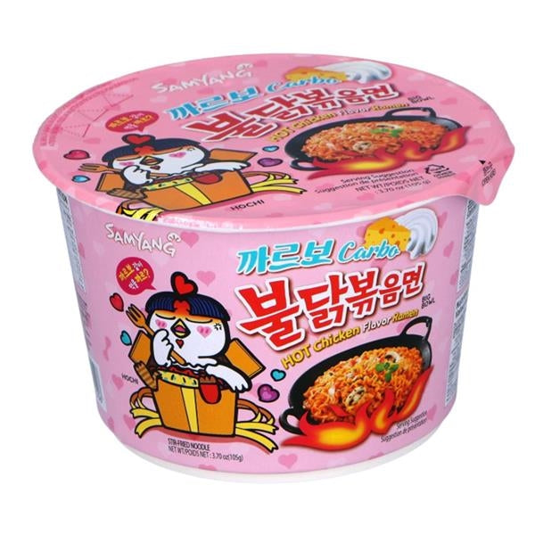 Samyang bowl noodle hot chicken carbonara 105 gr