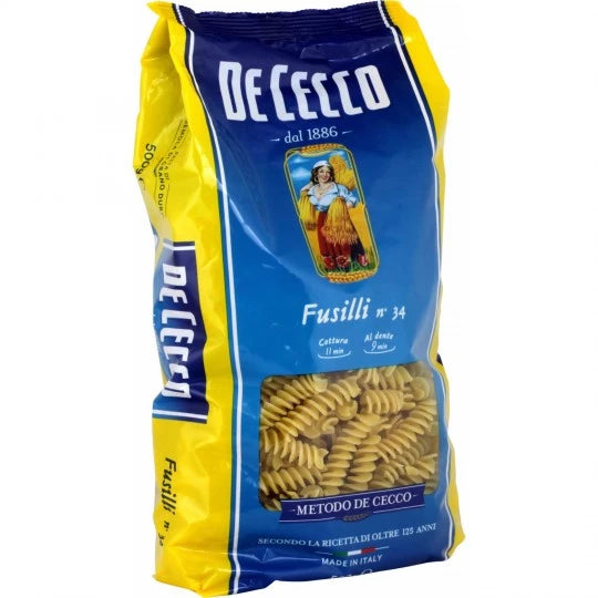 Pâtes De Cecco Fusilli n°34 - 500g