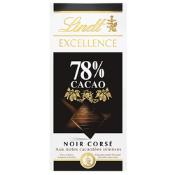 Tablette EXCELLENCE Noir 78% 100g