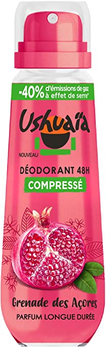 Déodorant 48h compressé Ushuaia Grenade des Açores - 100ml