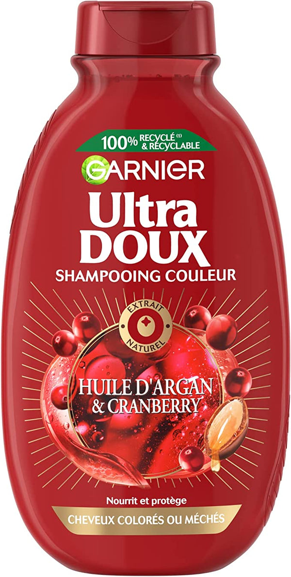 Shampooing Ultra doux Huile d'argan Cranberry - 300ml