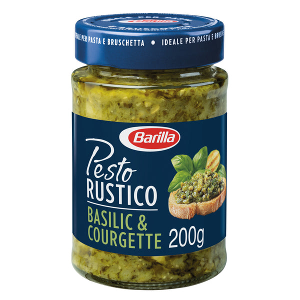 BARILLA Sauce Pesto rusteco basilic & olive  200gr