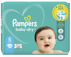 Couches Pampers Baby Dry Taille 5 - x41
