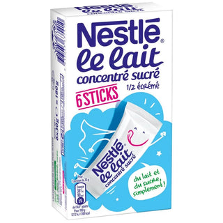 Lait concentré sucré Nestlé x6 sticks - 30g