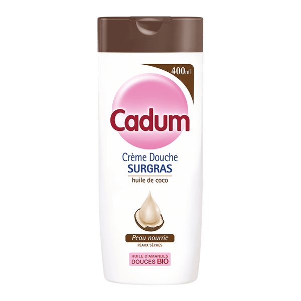 Crème de douche Surgras Cadum Huile de coco - 450ml