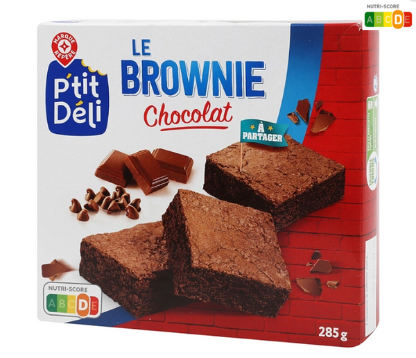 Brownie P'tit Déli Chocolat pépites 285g
