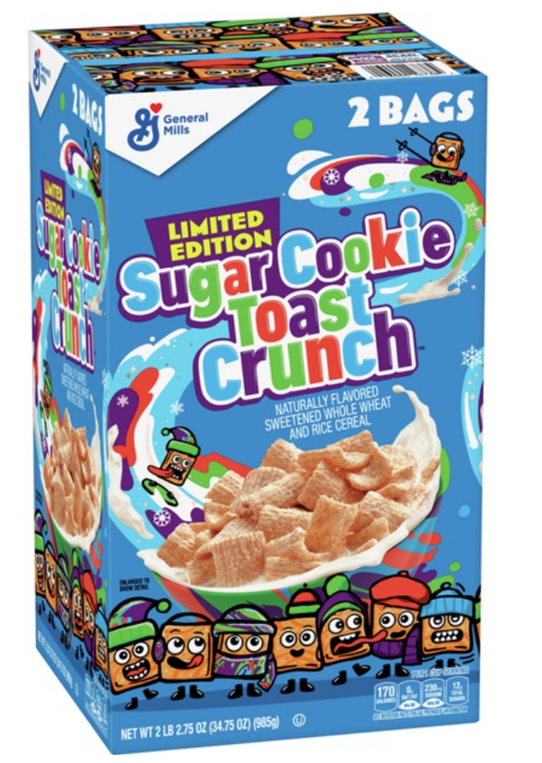 (20/09/22) SUGAR COOKIE TOAST CRUNCH CEREAL 985g