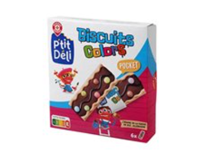 Biscuits colors P'tit Déli 150g