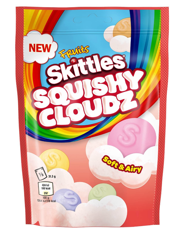 SKITTLES SQUISHY CLOUDZ FRUITS 94g