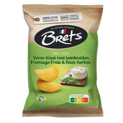Bret's Chips Fromage frais & fines herbe 125g