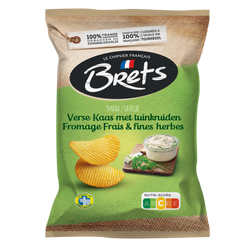 Brets Chips Fromage frais & fines herbe 125g