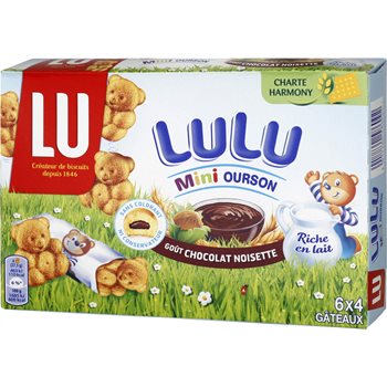 Mini Ourson Lu Chocolat 6x4 - 165g