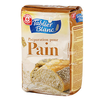 Préparation pain Tablier Blanc Farine pour pain nature - 1kg
