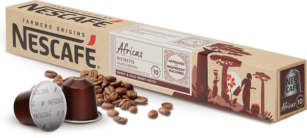 Café Nescafé Farmers Origins Africas Ristretto -x10 - 55g