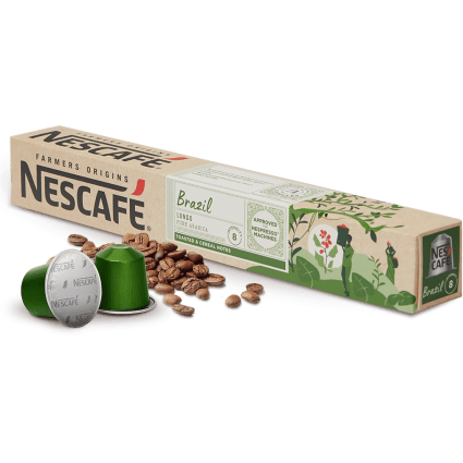 Café Nescafé Farmers Origins Brazil - x10 - 52g