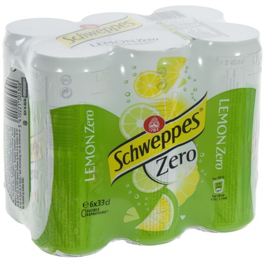Schweppes lemon zero 33cl x 6