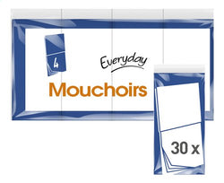 Mouchoir everyday 4 couches 30x10pc