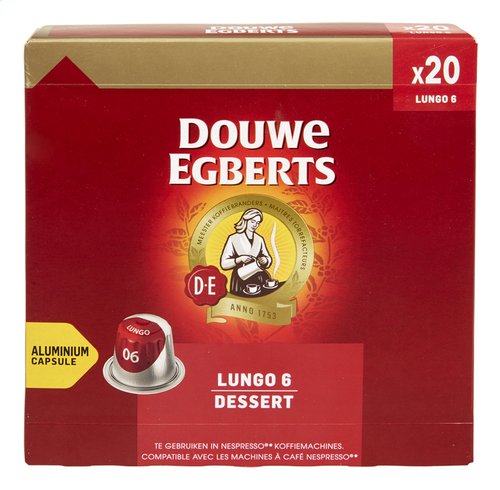 DOUWE EGBERTS caps Lungo 6 dessert 20pc