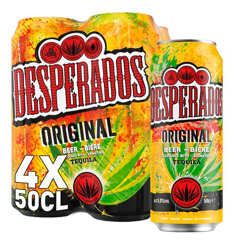 DESPERADOS 50cl x 4 (2€/p)