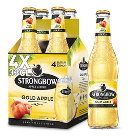 STRONGBOW Gold Apple 4,5%vol 4x33cl //