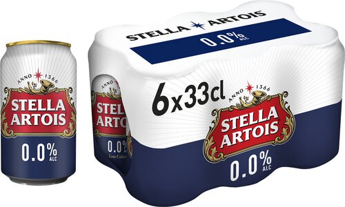 stella artois 0% 33cl x 6