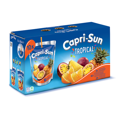 Boisson aux fruits Capri Sun Tropical - 10x20cl