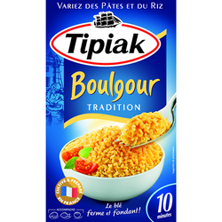 Boulgour Tradition France sans résidus de pesticides TIPIAK - 450g