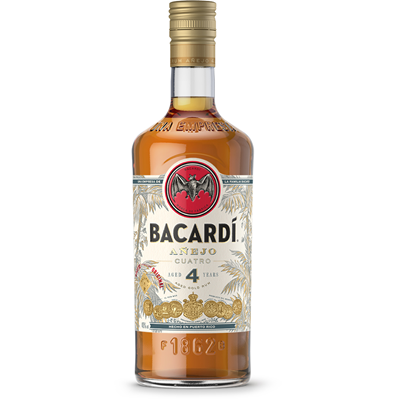 Rhum Bacardi Anejo 4 ans 40° 70 cl