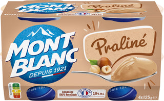 Crème Mont Blanc Praliné - 4x125g