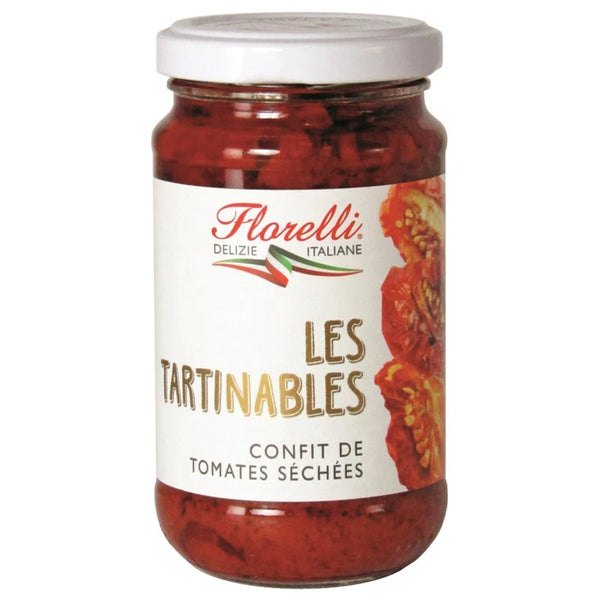 Confit de tomates séchées Les Tartinables Florelli 190g