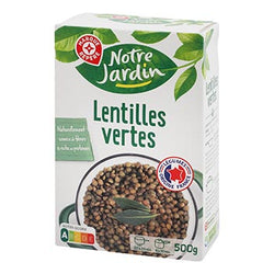 Lentilles vertes Notre Jardin 500g