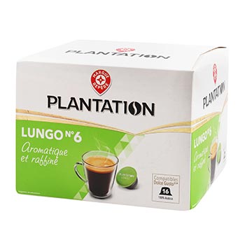 Capsules café Plantation Lungo n°6 - x16 - 99.2g
