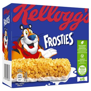 Kellogg's Barres de céréales Frosties - 6x25g