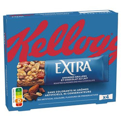 Barres Céréales Extra Kellogg's Chocolat au lait - 4x32g