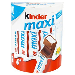 Barres Kinder chocolat maxi 10 barres - 210g