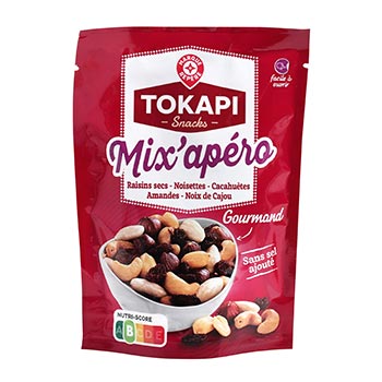 Mélange Gourmand Tokapi Graines et raisins - 120g