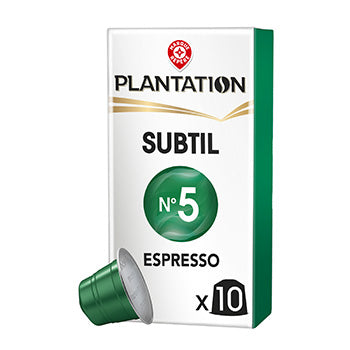 Capsules café Plantation Subtil n°5 - x10 - 52g