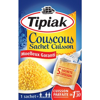 Tipiak Couscous Prêt en 1 min 30 s - 500g